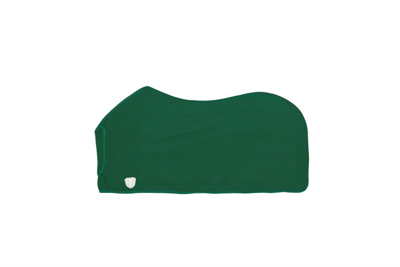 Fleece tæppe m/ flap - Grøn
Str. 115-165 cm.
